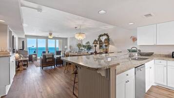 Condo, Multiple Beds, Balcony (Wind Drift 704E) | Private kitchen | Coffee/tea maker