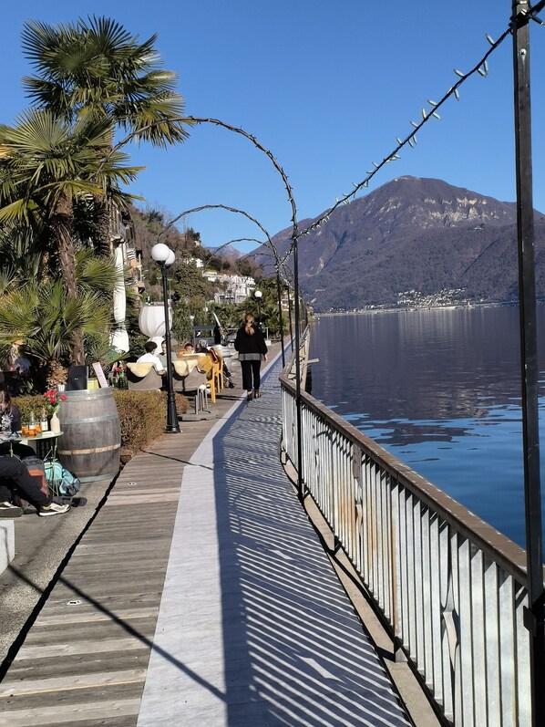 Property grounds - Appartamento Nuovo a Morcote Stile Zen nel Centro Storico con Animali Ammessi (Morcote)