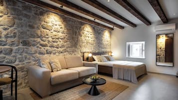 Suíte luxo | 1 quarto, roupas de cama premium
