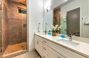 Shower, hair dryer
