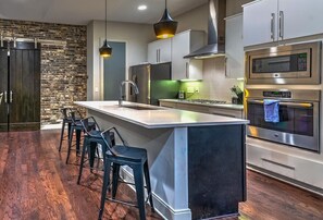 Stovetop, coffee/tea maker, cookware/dishes/utensils - Huge Downtown Home! Rooftop Views! Tons of Beds! (Nashville)