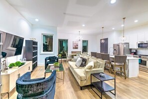 TV, offices - Large New Luxury Home! Rooftop Views w/Hot Tub! (Nashville)