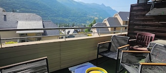 Studio 4 persons MAGNIFICENT MOUNTAIN VIEW pyrenees zenith LUZ ST SAUVEUR