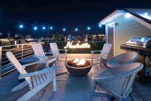 Terrace/patio - Premiere Gulch Home, 15 Beds! Best Skyline Views! (Nashville)