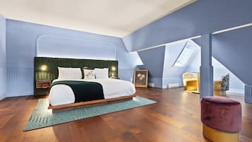 Junior-Suite, 1 King-Bett | 1 Schlafzimmer, hochwertige Bettwaren, Zimmersafe