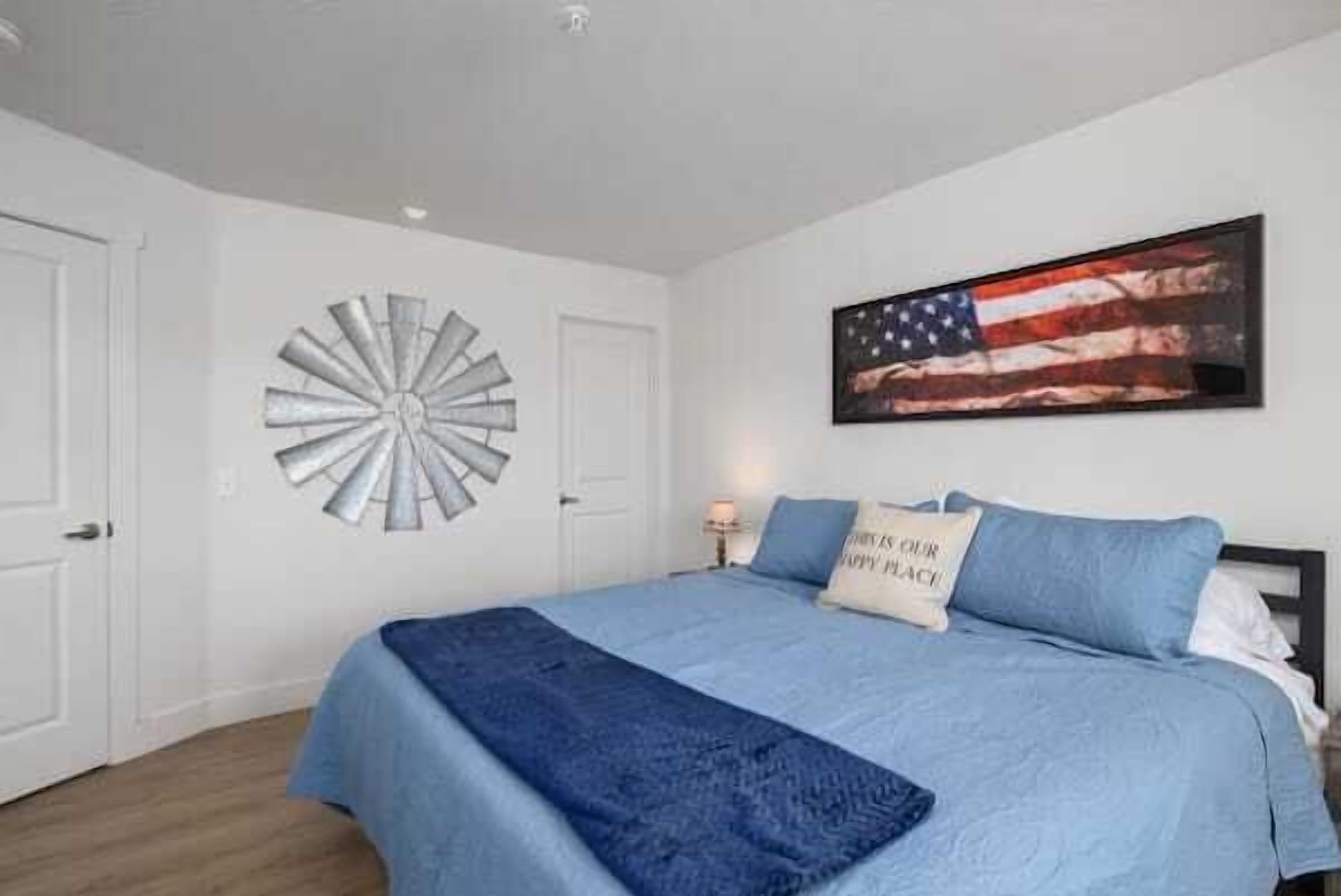 2 bedrooms, iron/ironing board, travel cot, WiFi