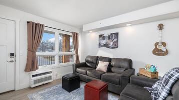 TV, fireplace, offices