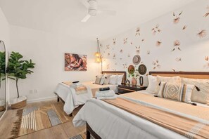 3 bedrooms, iron/ironing board, travel cot, free WiFi