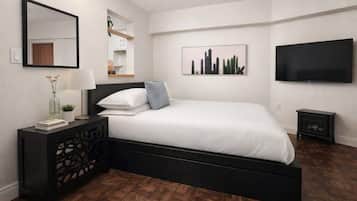 Iron/ironing board, WiFi, bed sheets