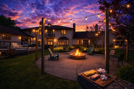 Terrace/patio. 12,000 Sq Ft Luxury Mansion | Events & Weddings