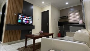 Business Apartment | Living area - NUMBER ELEVEN APARTMENTS (Lagos)
