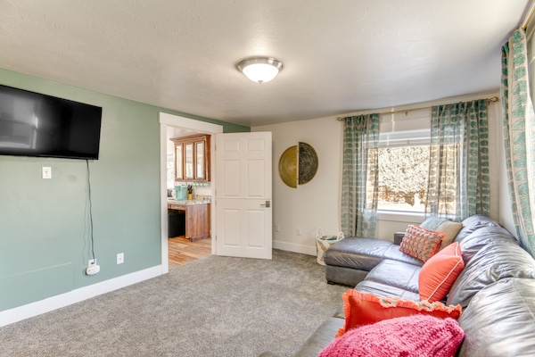Rexburg Vacation Rental | 1BR | 1BA | 565 Sq Ft | Stairs Required