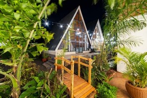 Exterior - A Frame Tiny Cabin with pool. (Moshi Urban)