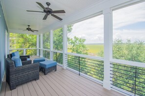 Terrace/patio - 104 Davis Love Drive - New to VRBO! Resort Access Included! (Fripp Island)