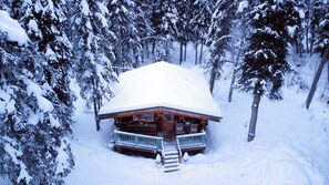 Exterior - Aurora View Log Cabin – Authentic Alaskan Experience (Fairbanks)