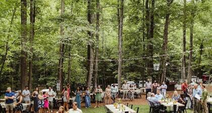 Discover the ultimate wedding experience at Cherryfield Luxury Camping.