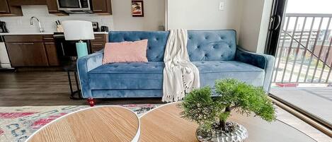 Smart-TV, Kamin, Drucker