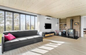Fernseher, Kamin