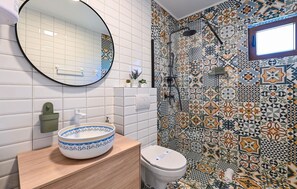 Shower, hair dryer