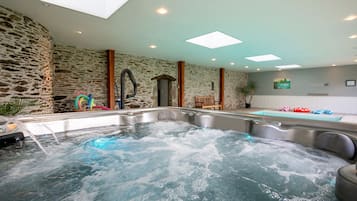 Indoor pool, a heated pool