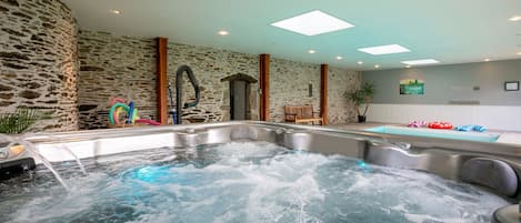 Indoor pool, a heated pool