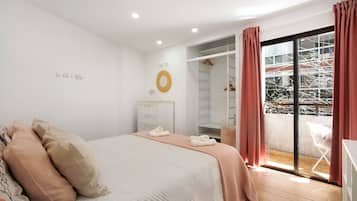 2 makuuhuonetta, silitysrauta/-lauta, ilmainen Wi-Fi, vuodevaatteet