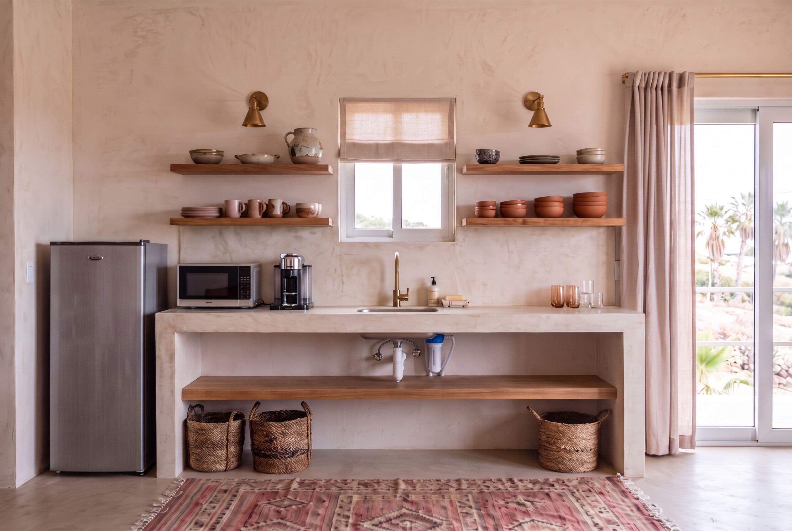 Superior Suite, Terrace, Ocean View | Private kitchen | Coffee/tea maker, shared fridge, microwave, toaster