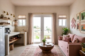 Grand Suite, Terrace, Ocean View | Living area - La Optimista Boutique Hotel & Concierge (Todos Santos)