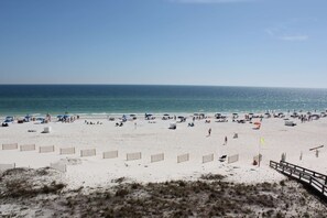 On the beach