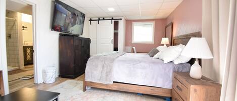 1 chambre, bureau, fer et planche à repasser, Wi-Fi gratuit