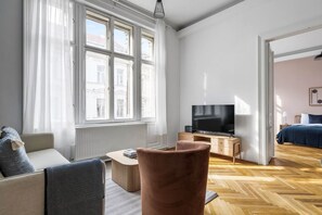 Televisie en een stereo