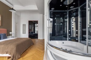 4 bedrooms, iron/ironing board, WiFi, bed sheets - Fabulous Neubau 4BR w/ Terrace, Furnished, by Blueground (Vienna)