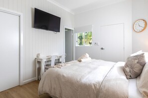 1 غرفة نوم وواي فاي وملاءات أسرّة