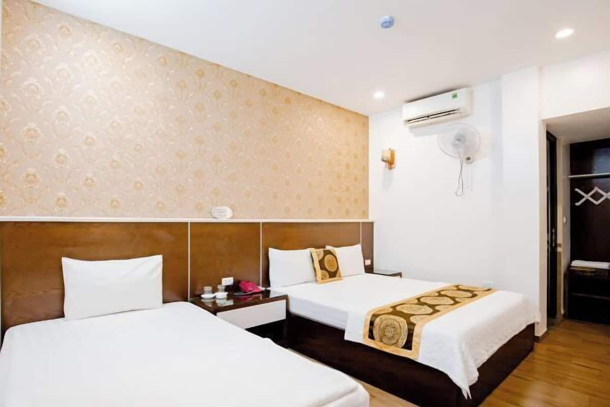 Premium bedding, memory-foam beds, minibar, desk