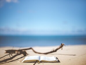 Vlak bij het strand