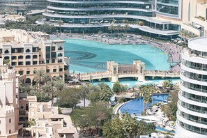 Pool - NEW | 2BR Burj NYE Fireworks View | 2 Pools (Dubai)