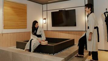 Signature-huone (Spa) | Kylpyhuone | Kylpytakit, tohvelit, pyyhkeet