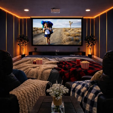 Interior. Movie Theater & Game Room Sleeps 8 Indianapolis