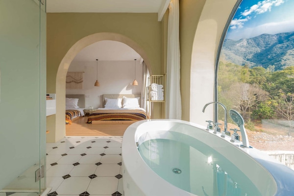 Family Double or Twin Room, Hill View | Bathroom | Free toiletries, hair dryer, bathrobes, slippers