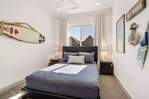 6 bedrooms, iron/ironing board, travel cot, WiFi