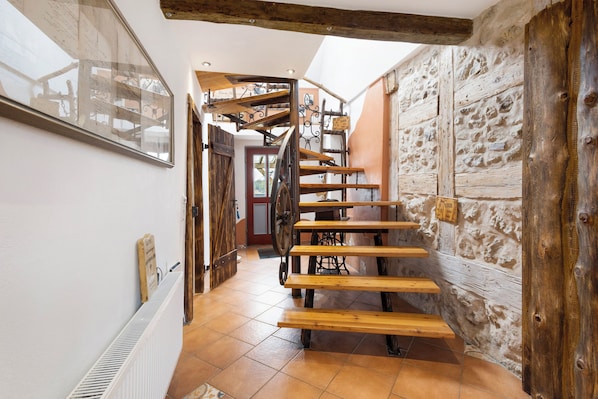 Interior - Apartment 'Stub'n Ludwig' with Shared Terrace, Shared Garden and Wi-Fi (Waischenfeld)