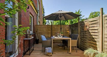 Ferienwohnung Fahrradland Meer" mit privater Terrasse und WLAN