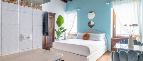 1 chambre, bureau, Wi-Fi, draps fournis