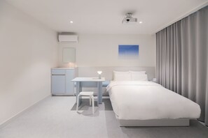Double Room | Premium bedding, free WiFi, bed sheets - Aank Air Hotel Daejeon (Daejeon)