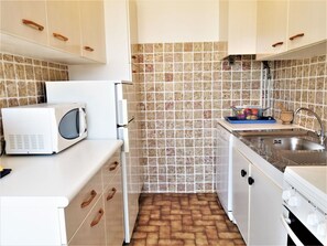 Microwave, oven, dishwasher, high chair