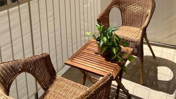 Rom – panorama, balkong, sjøutsikt | Terrasse/patio