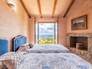 2 chambres, lit parapluie