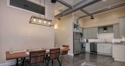 Bright modern loft for adventurers