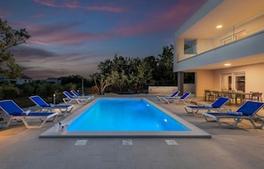 Pool - Seaview villa Deep Green in Maslenica (Maslenica)