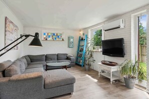 Tv och eldstad